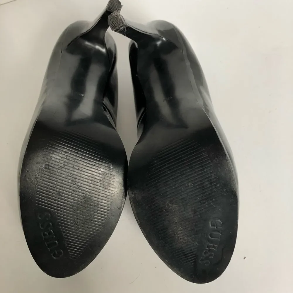 Guess Black Patent Leather 5 Inch Heels, Size 6.5M - Picture 8 of 8
